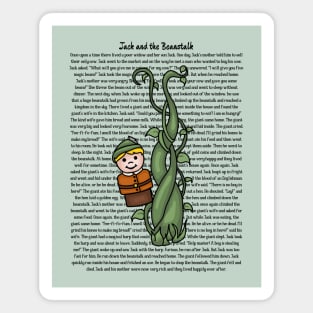 Little Jack And The Beanstalk Story Magnet